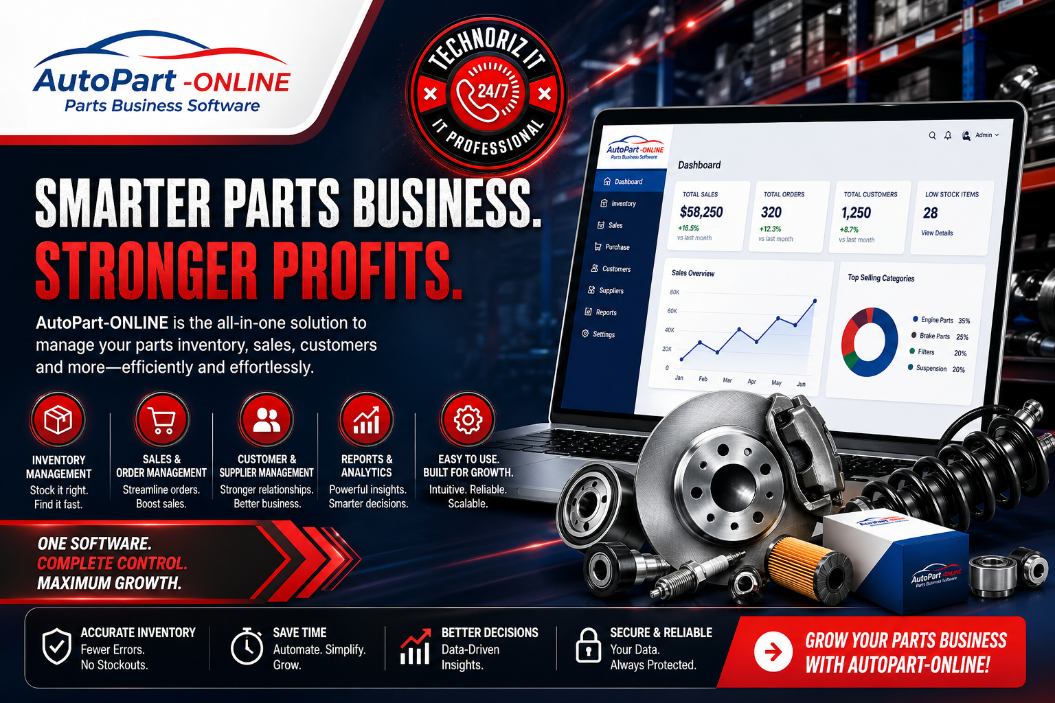 Motor Parts Management System