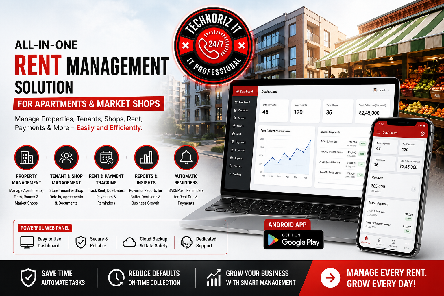 Rent Management ERP