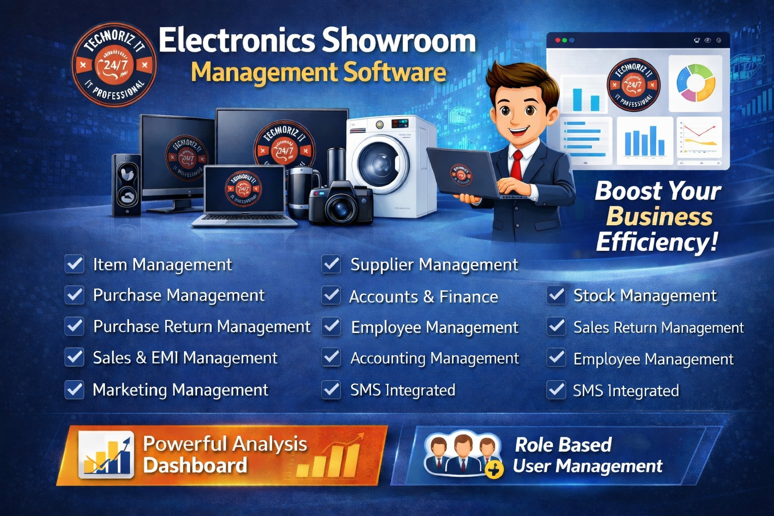 Electronics Showroom Management System